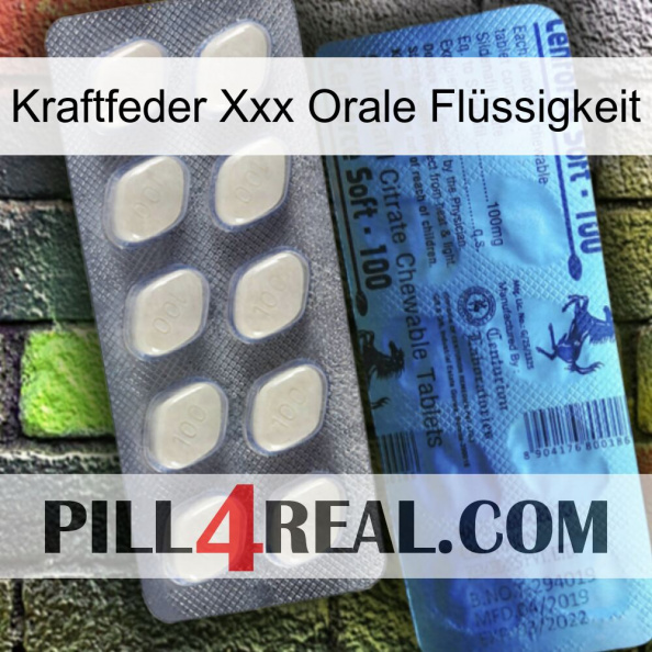 Kraftfeder Xxx Orale Flüssigkeit 34